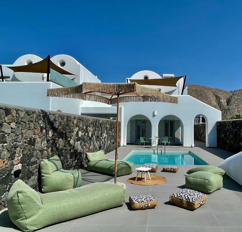 Modern Dome Homes Of Santorini 佩里萨 外观 照片