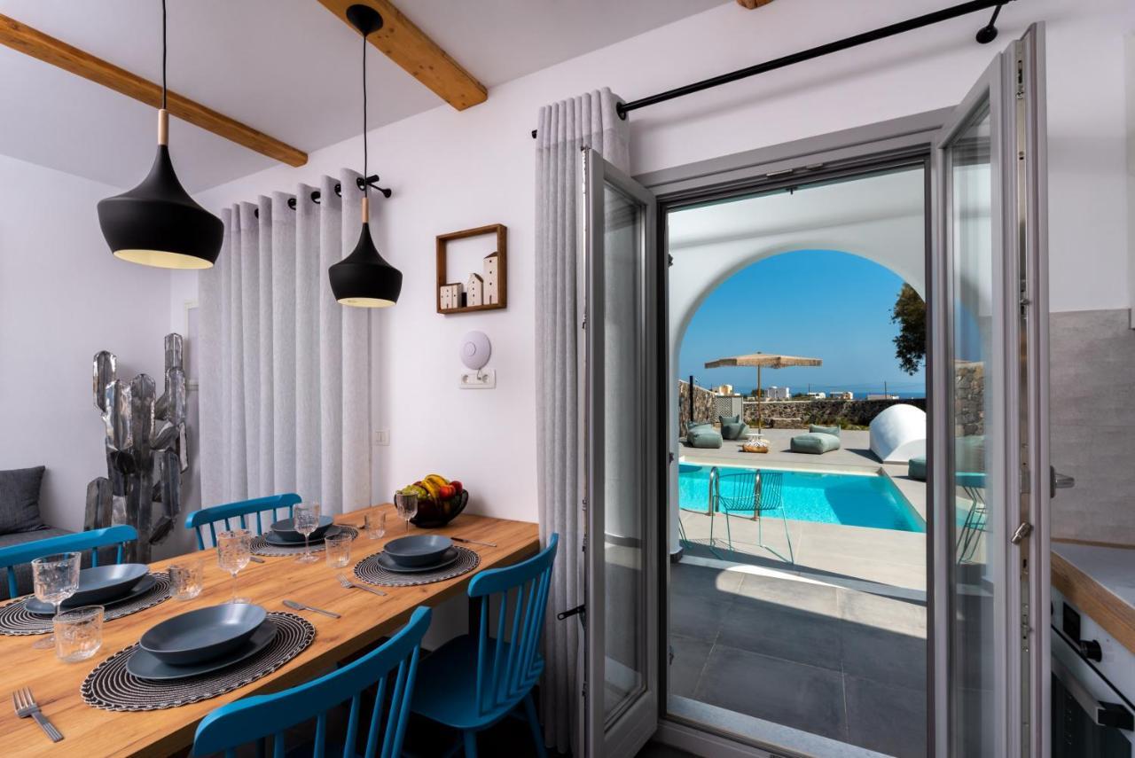 Modern Dome Homes Of Santorini 佩里萨 外观 照片