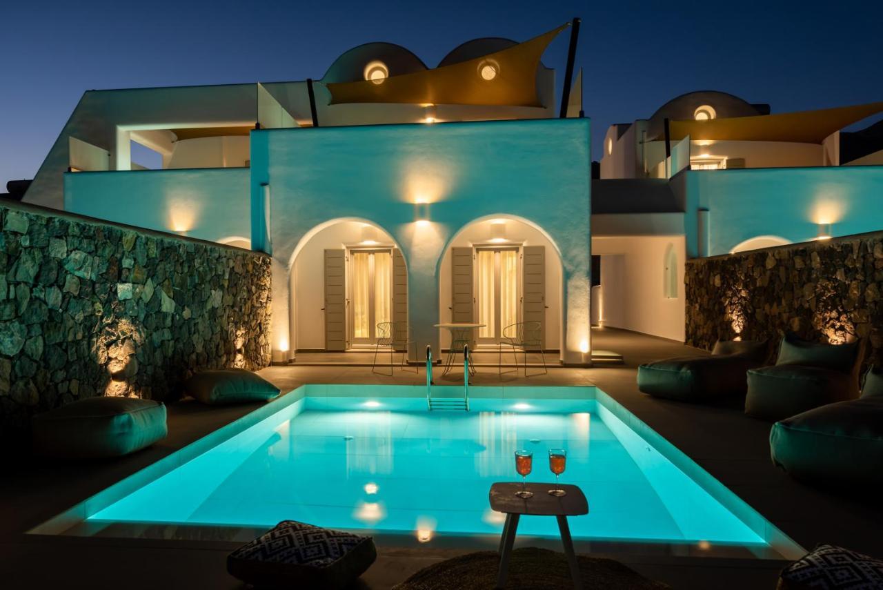 Modern Dome Homes Of Santorini 佩里萨 外观 照片