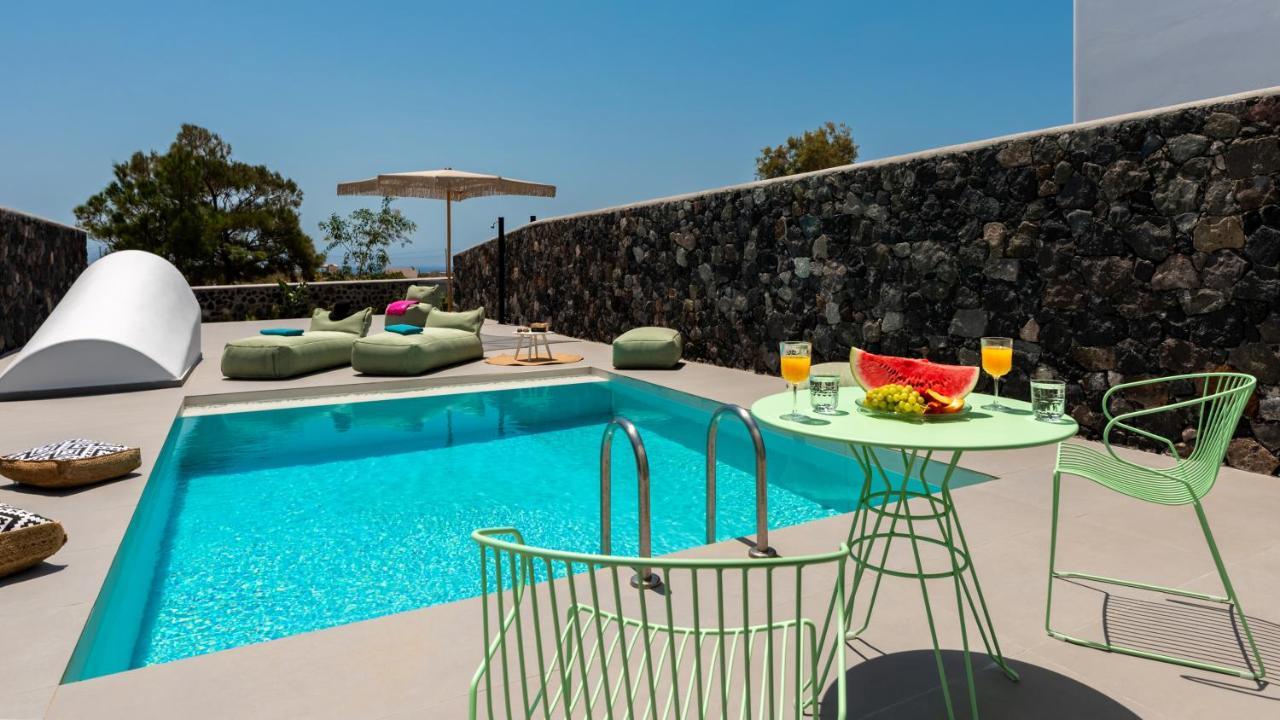 Modern Dome Homes Of Santorini 佩里萨 外观 照片