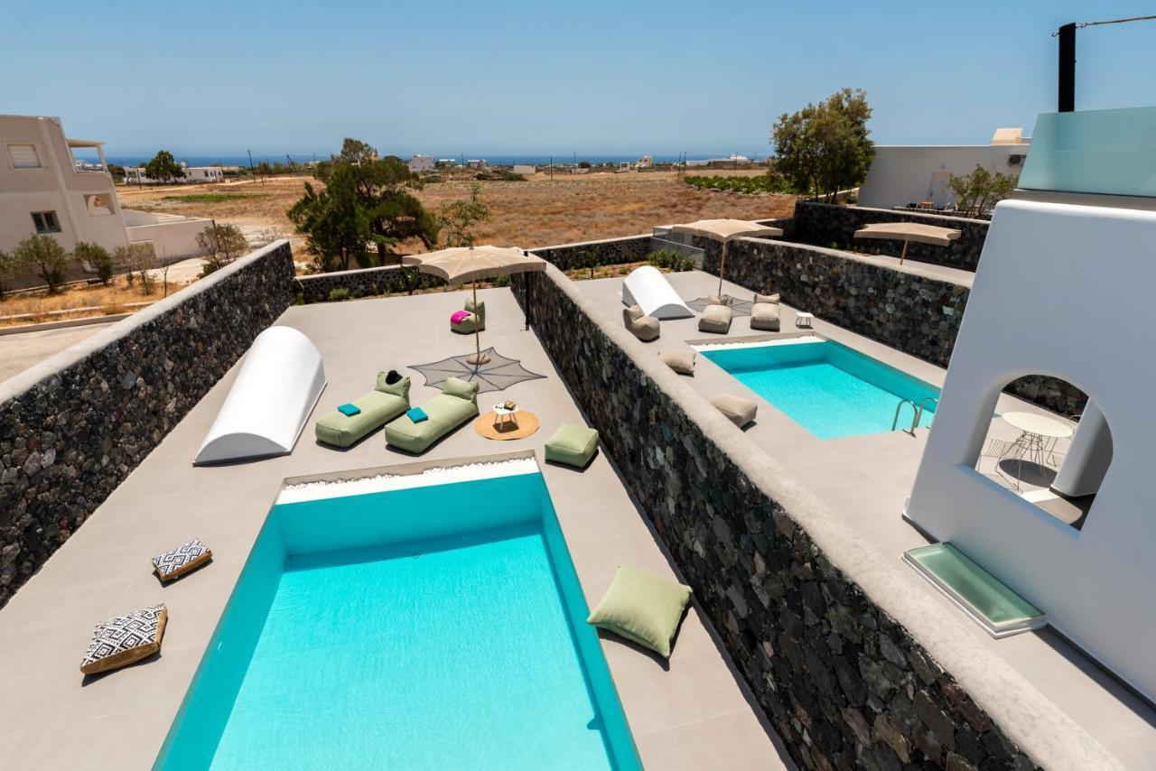 Modern Dome Homes Of Santorini 佩里萨 外观 照片
